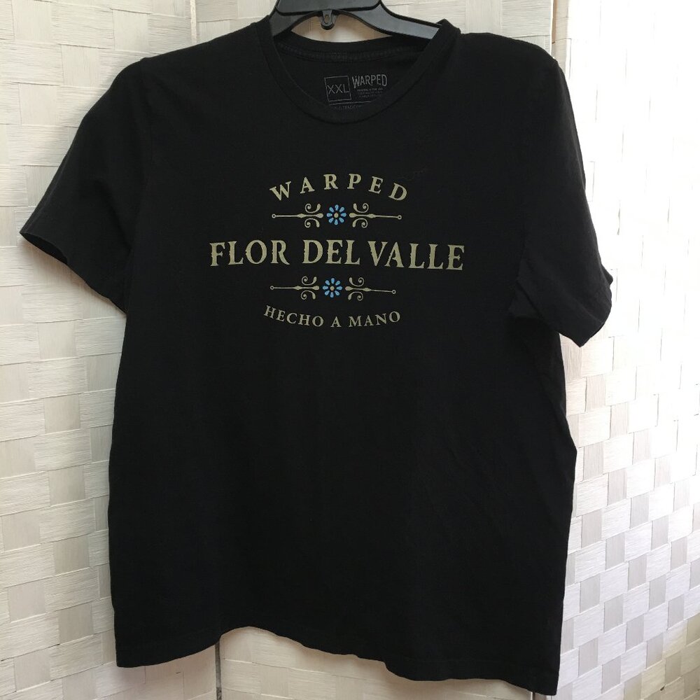 Warped Flor Del Valle Hecho A Mano Tee XXL